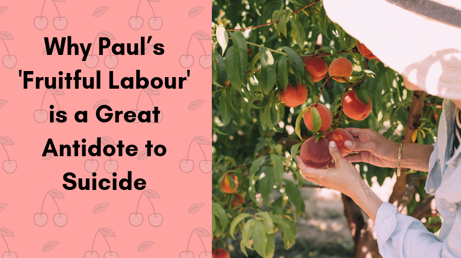 Why Paul’s 'Fruitful Labour' is a Great Antidote to Suicide