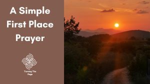 A Simple First Place Prayer secpnd